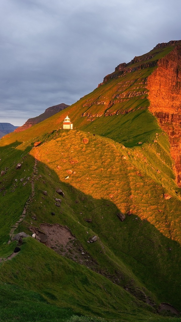 Latarnia morska Kallur Lighthouse w Danii