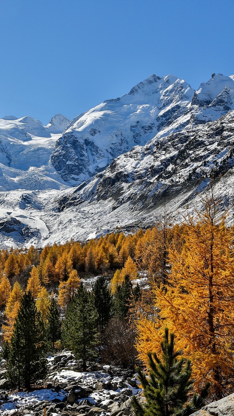 Lodowiec Morteratschgletscher w Szwajcarii