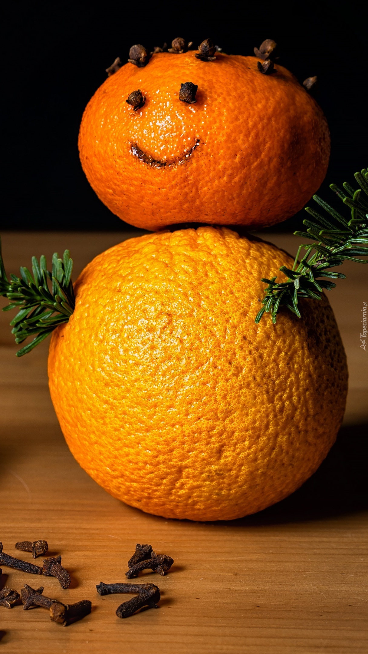 Ludzik z pomarańczy i mandarynki