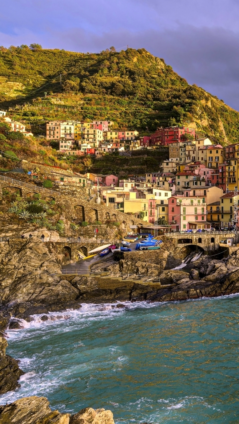 Manarola nad morzem Liguryjskim