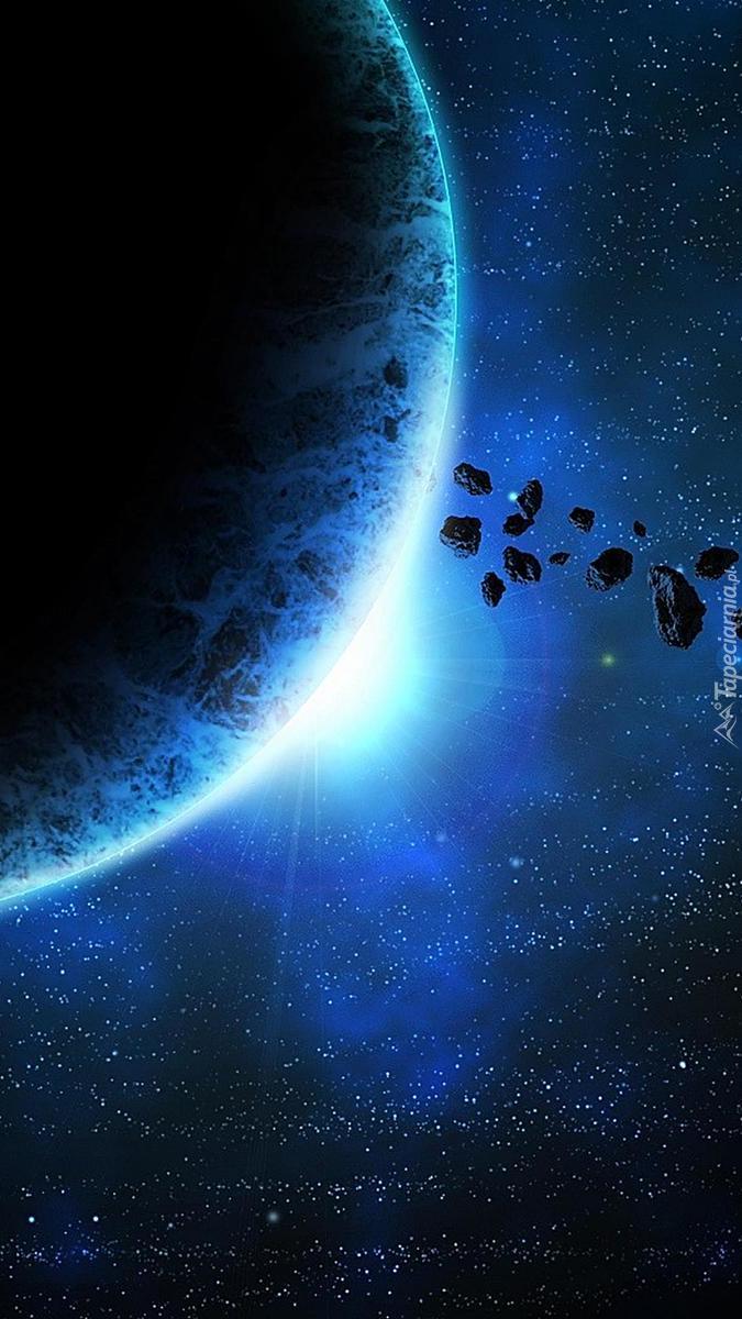 Meteoryty krążące wokół planety
