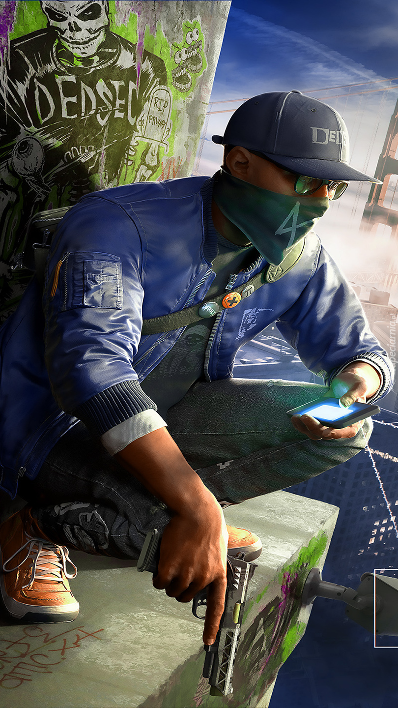 Mężczyzna z gry Watch Dogs 2