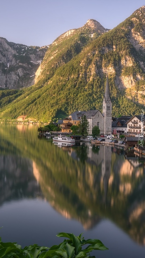 Miasteczko Hallstatt w Austrii