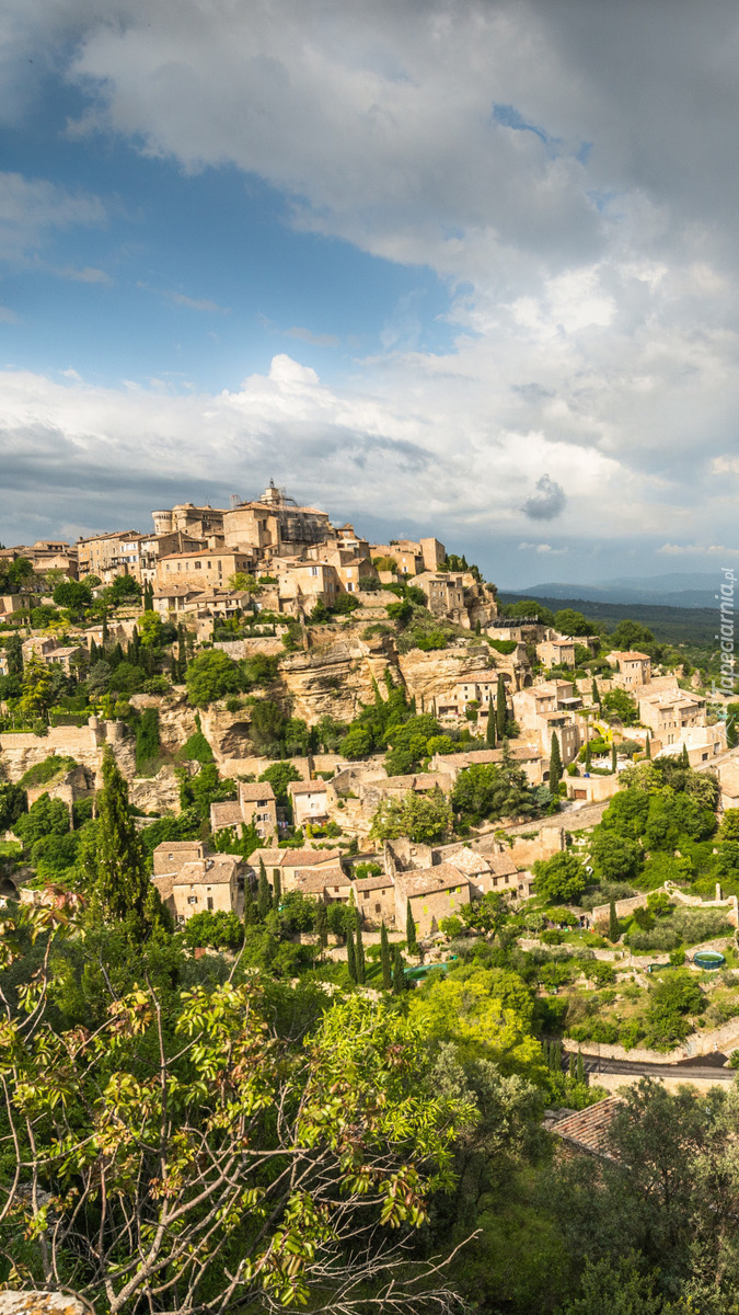 Miasto Gordes w Prowansji