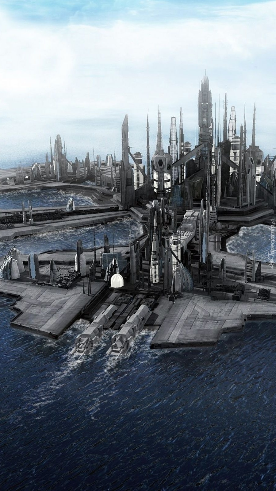 Miasto przyszłości w świecie fantazji