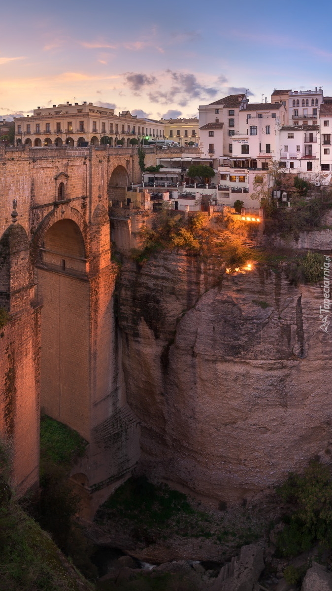 Miasto Ronda w Andaluzji