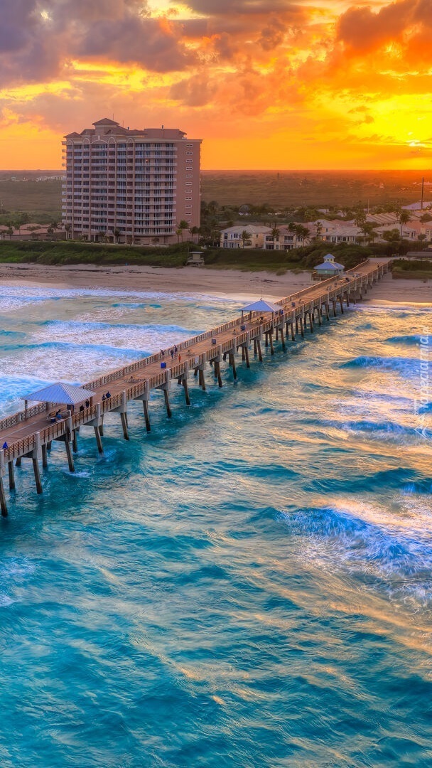 Molo Juno Beach Pier na Florydzie