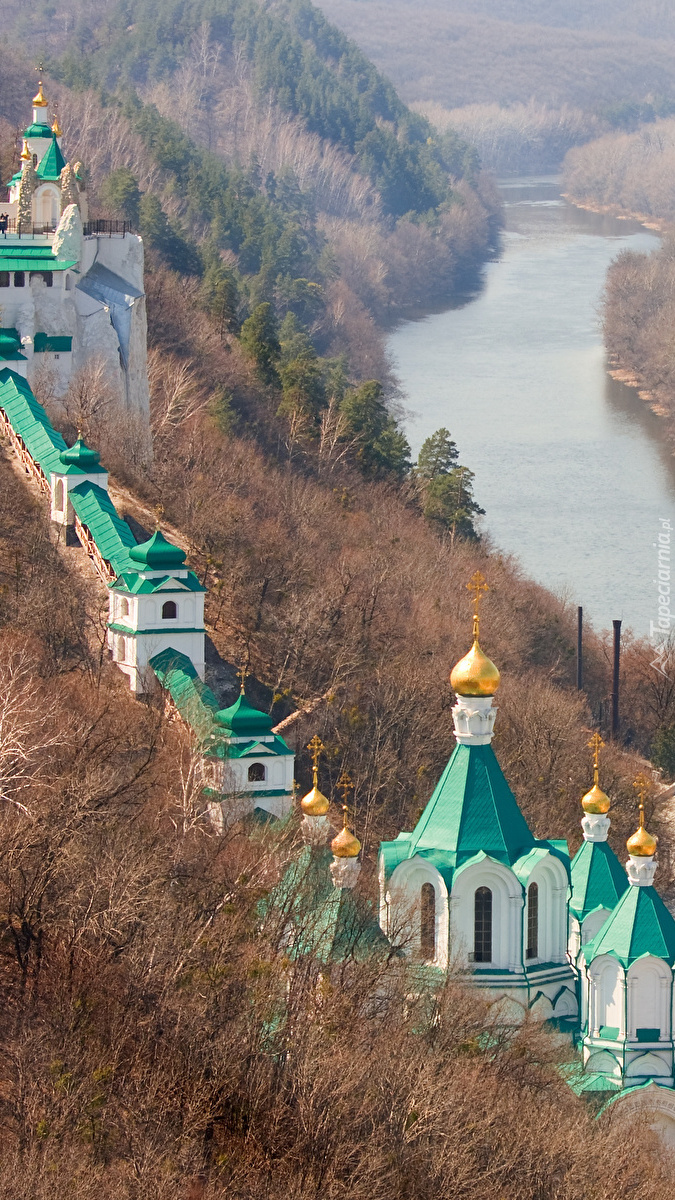 Monastyr Ławra Świętogórska na Ukrainie