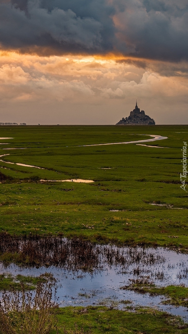 Mont Saint Michel w Normandii