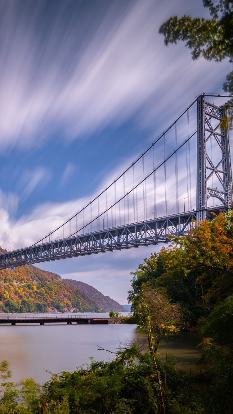 Most Bear Mountain Bridge na rzece Hudson