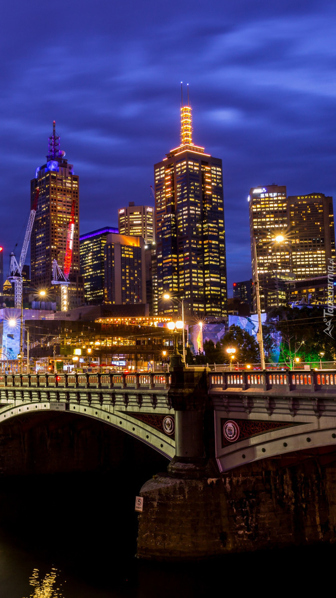 Most Princes Bridge nad rzeką Yarra