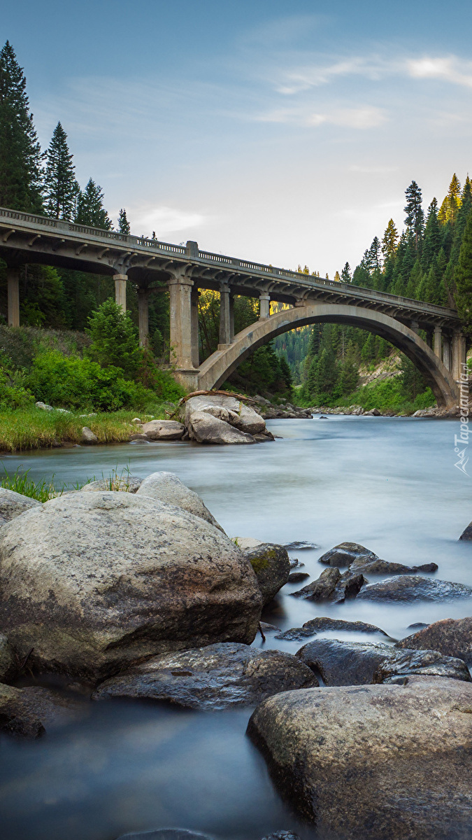 Most Rainbow Bridge nad rzeką Payette River