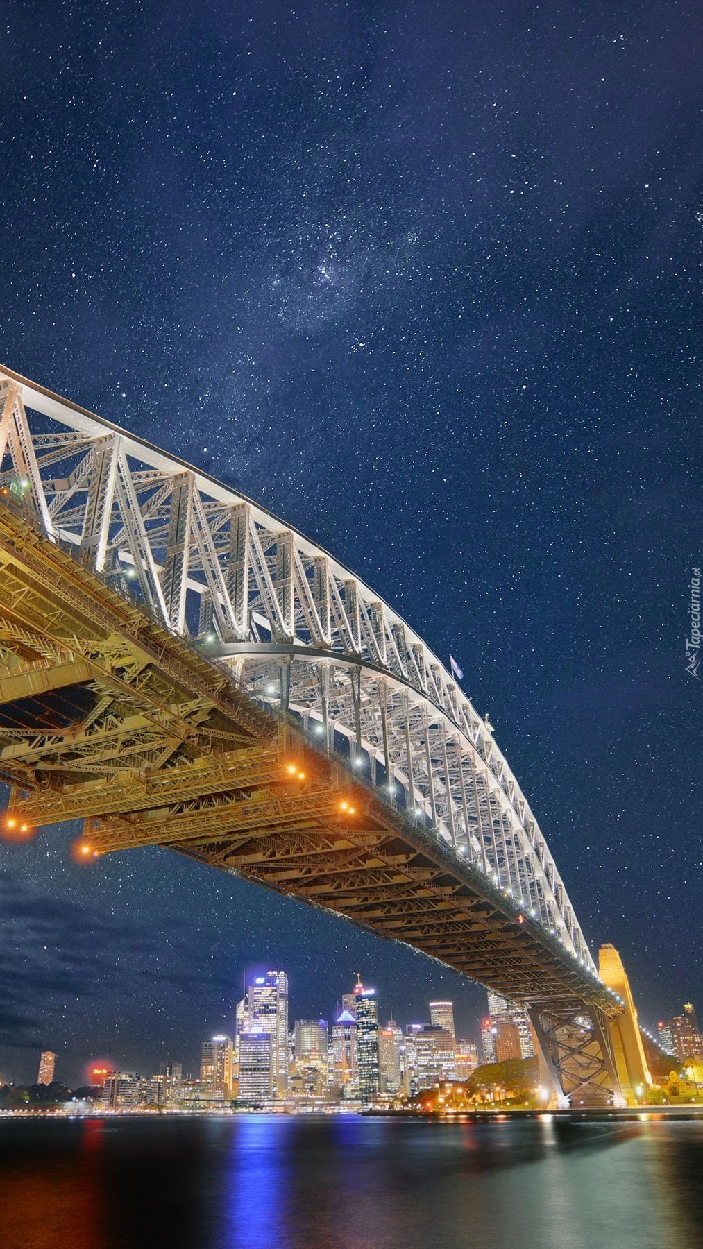 Most w Sydney nocą