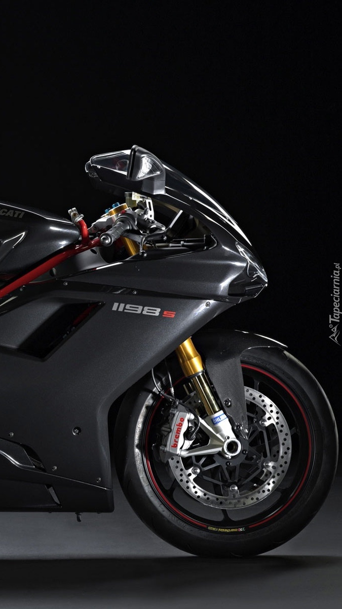 Motocykl Ducati szybki jak błyskawica