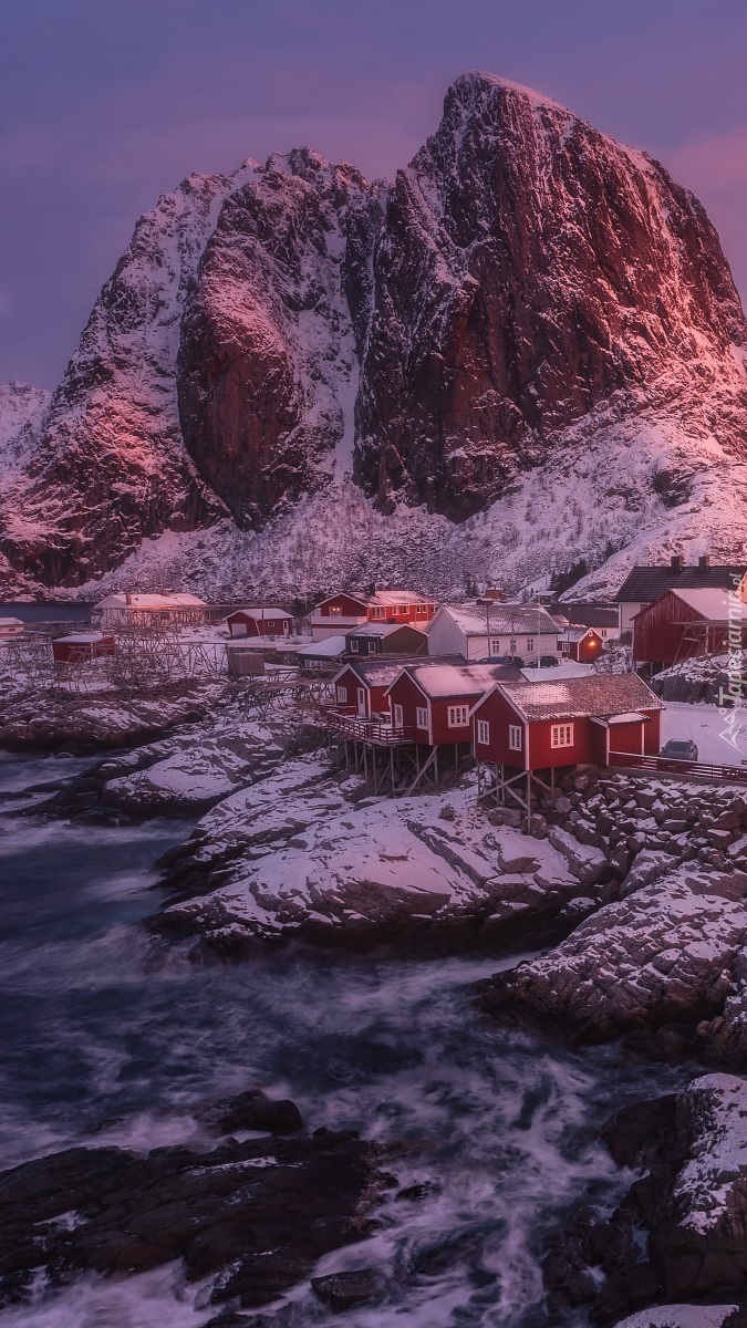 Norweska wieś Reine na Lofotach