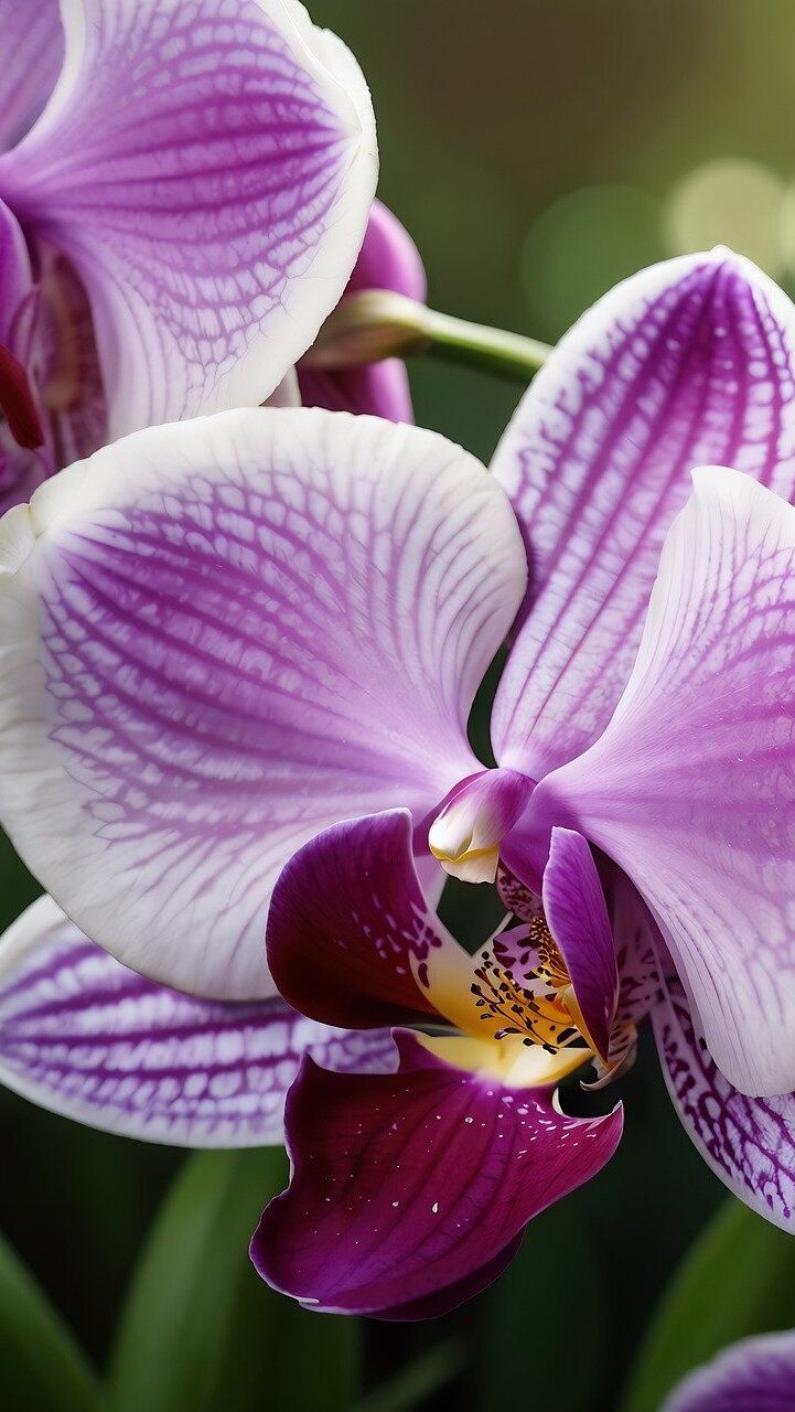 Orchidea w zbliżeniu