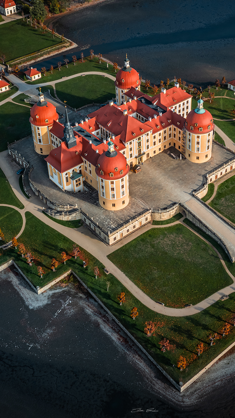 Pałac Moritzburg w Niemczech