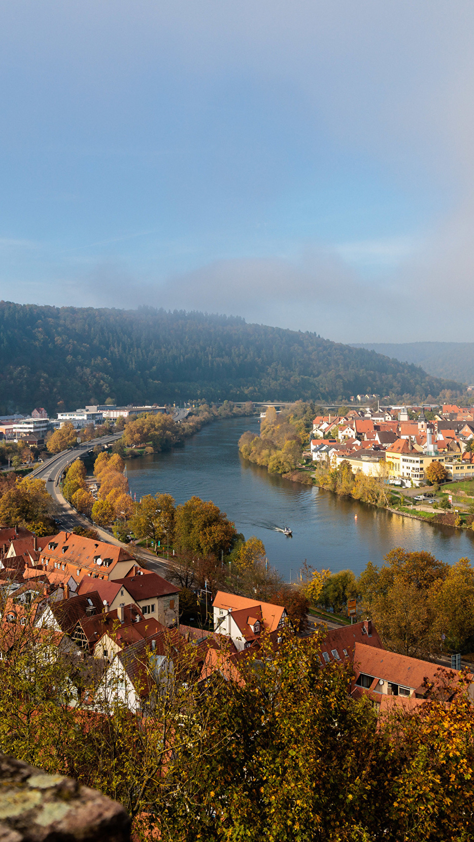 Panorama Wertheim nad Menem