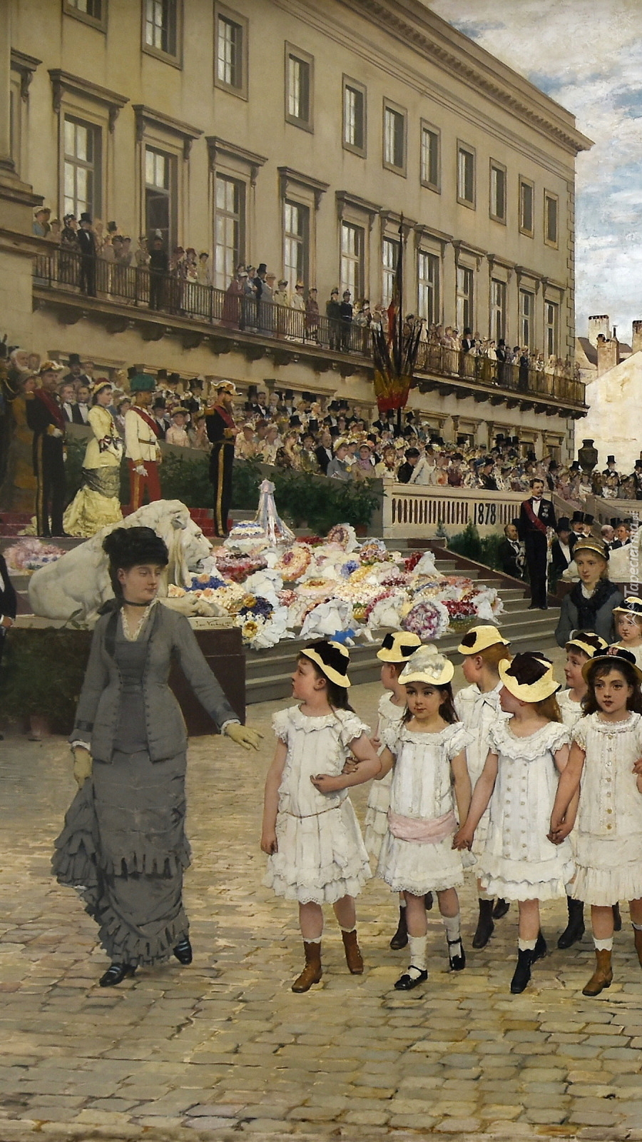 Parada dzieci na obrazie Jana Verhasa