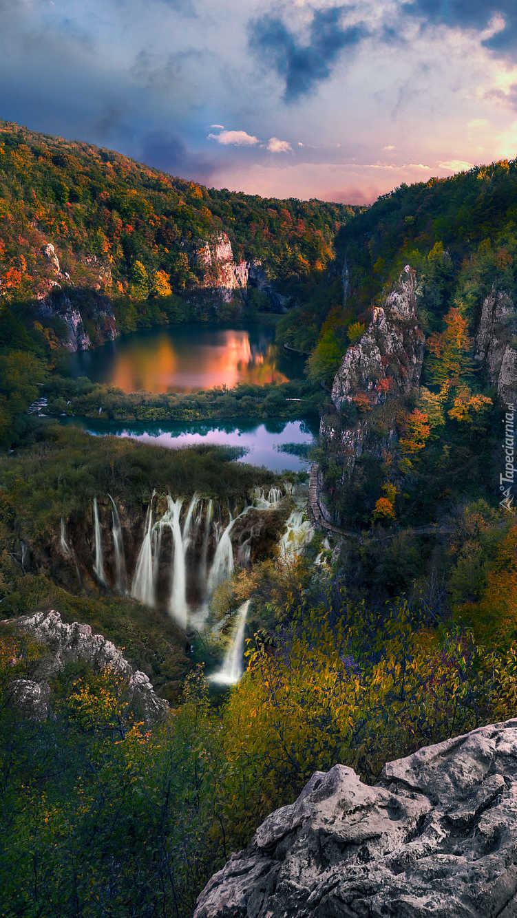 Park Narodowy Jezior Plitwickich jesienią