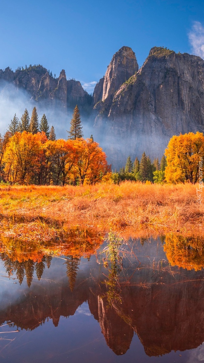 Park Narodowy Yosemite w jesiennej scenerii