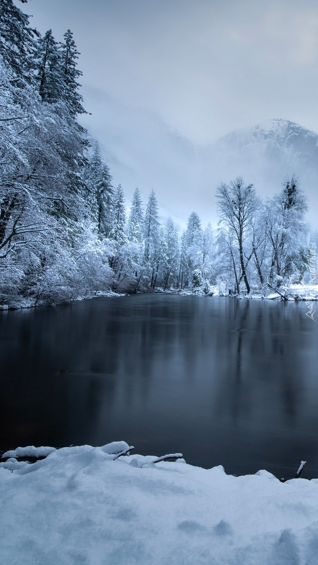 Park Narodowy Yosemite zimową porą