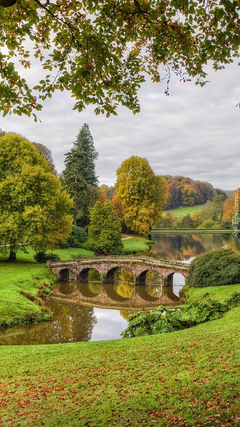 Park w rezydencji Stourthead House