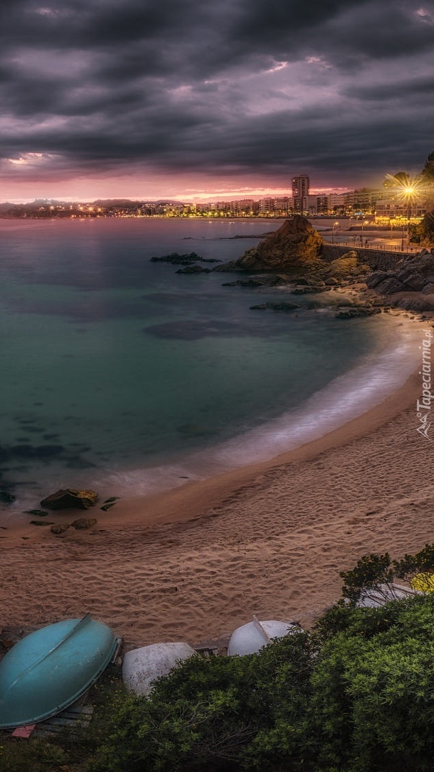 Plaża Lloret de Mar w Katalonii
