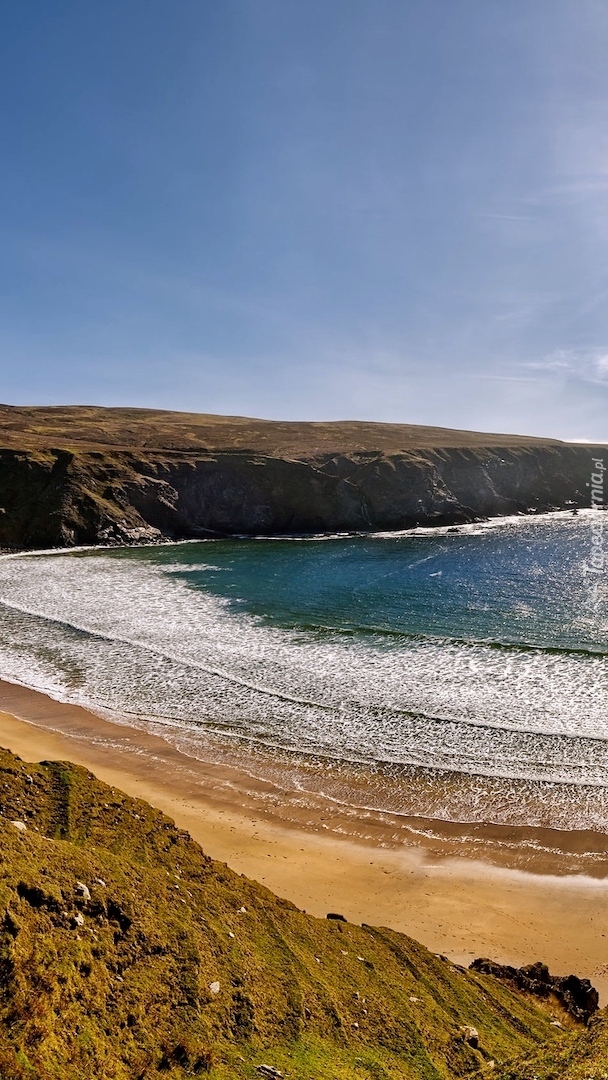 Plaża Silver Strand Beach w Irlandii