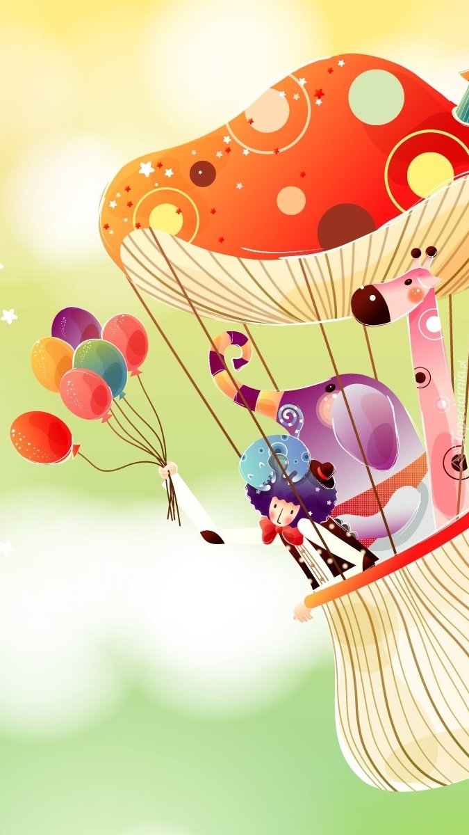 Podróż muchumorkowym balonem