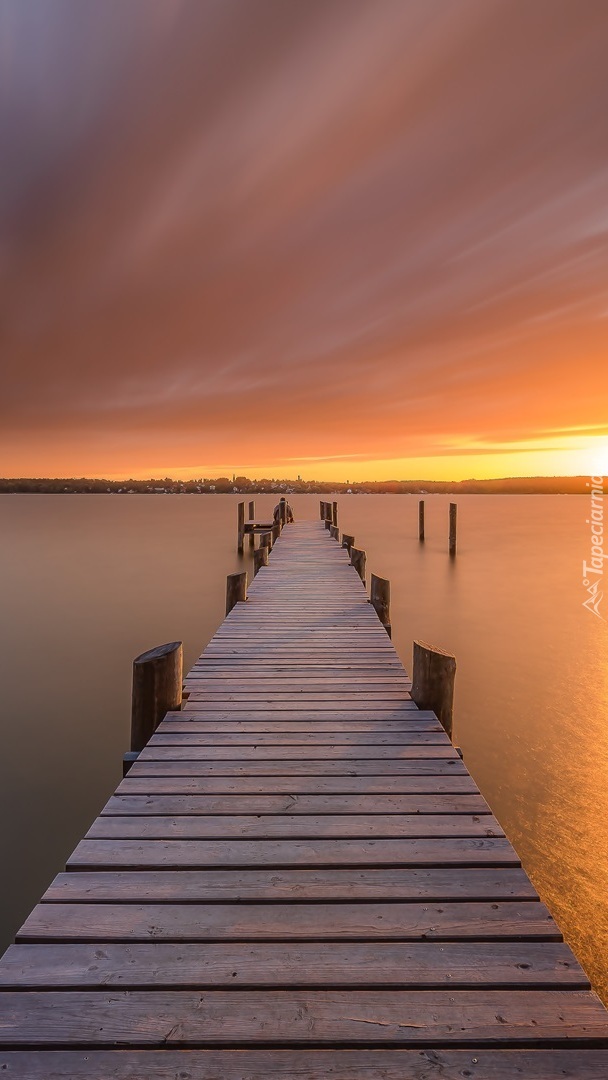 Pomost na jeziorze Ammersee