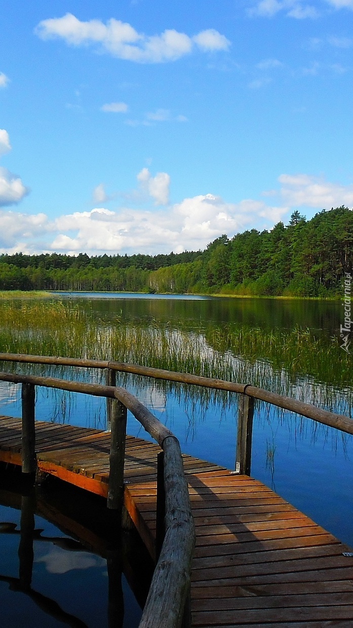 Pomost nad jeziorem