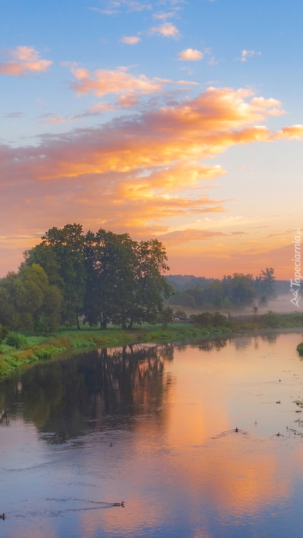 Poranek nad rzeką Gwda