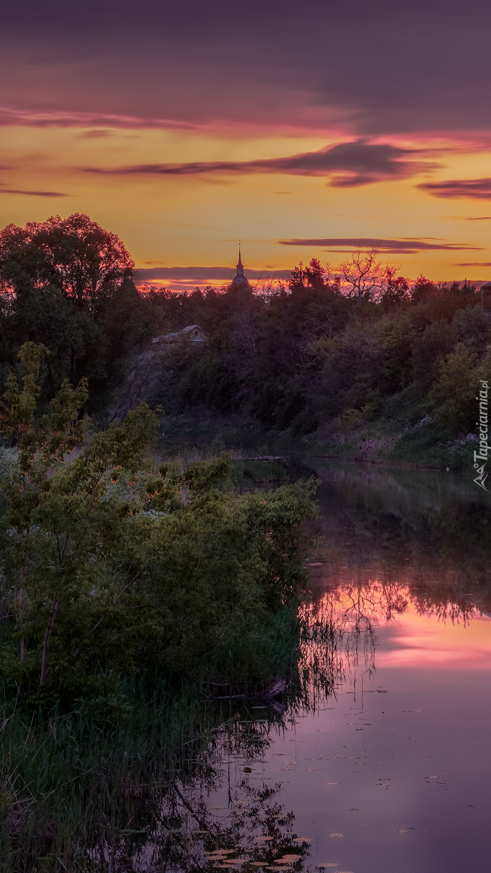 Poranek nad rzeką Kamienką