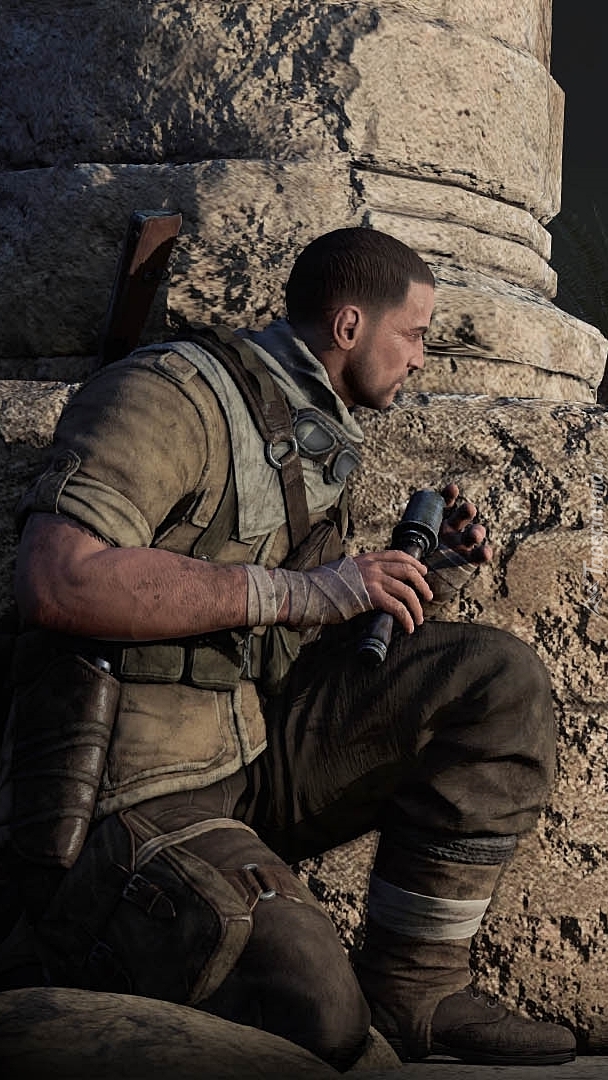 Postać z gry Sniper Elite 3