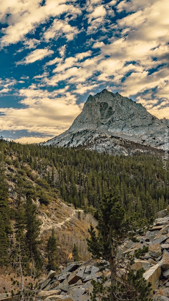 Przełęcz Bishop Pass w górach Sierra Nevada