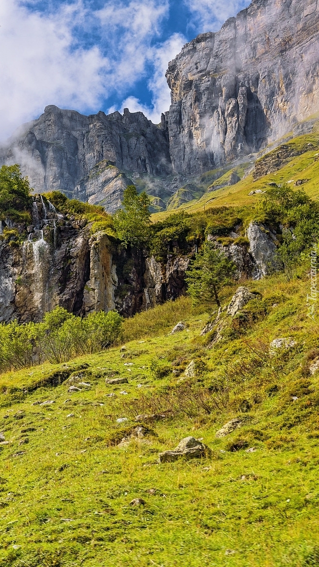 Przełęcz Klausenpass w Alpach Glarneńskich