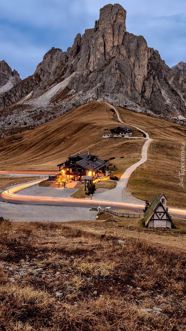 Przełęcz Passo di Giau w Dolomitach