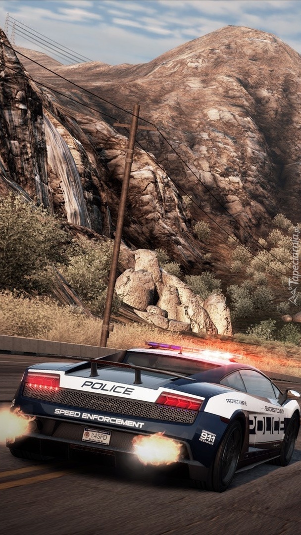 Radiowóz z gry Need For Speed