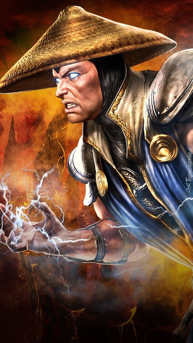 Raiden z gry Mortal Kombat