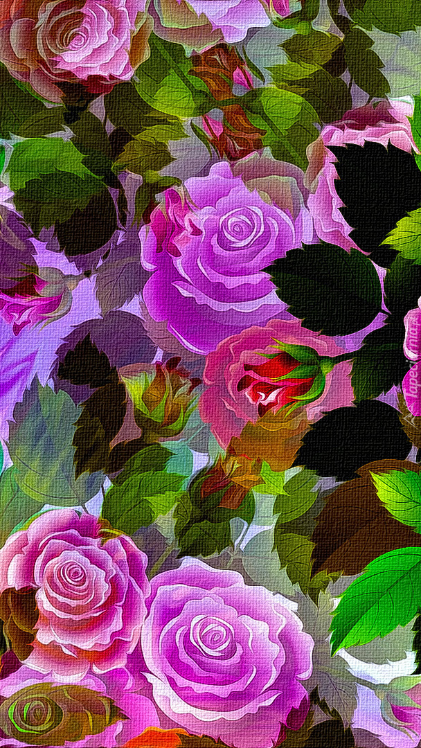 Róże w grafice 2D