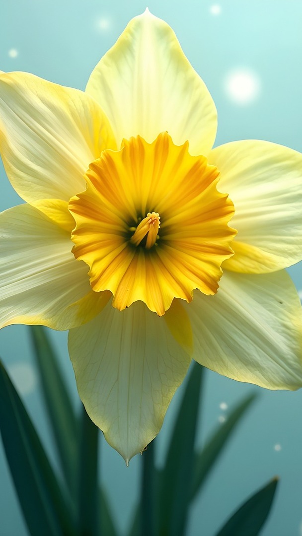 Rozkwitnięty narcyz żonkil