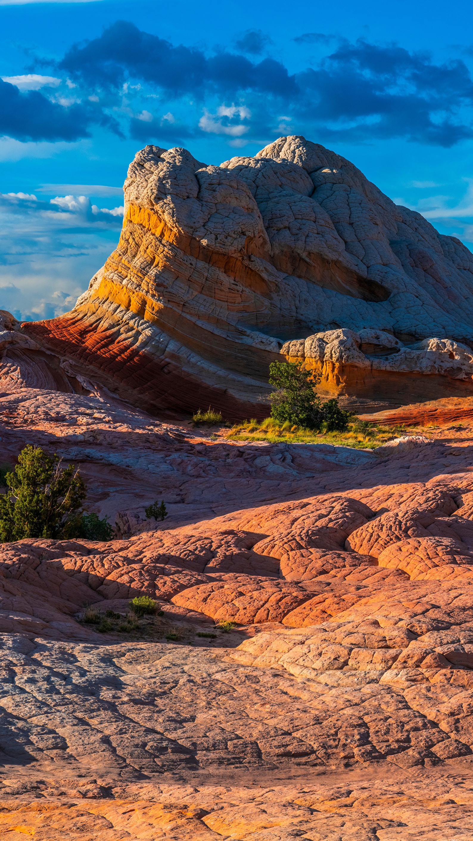 Rozświetlone skały Vermilion Cliffs