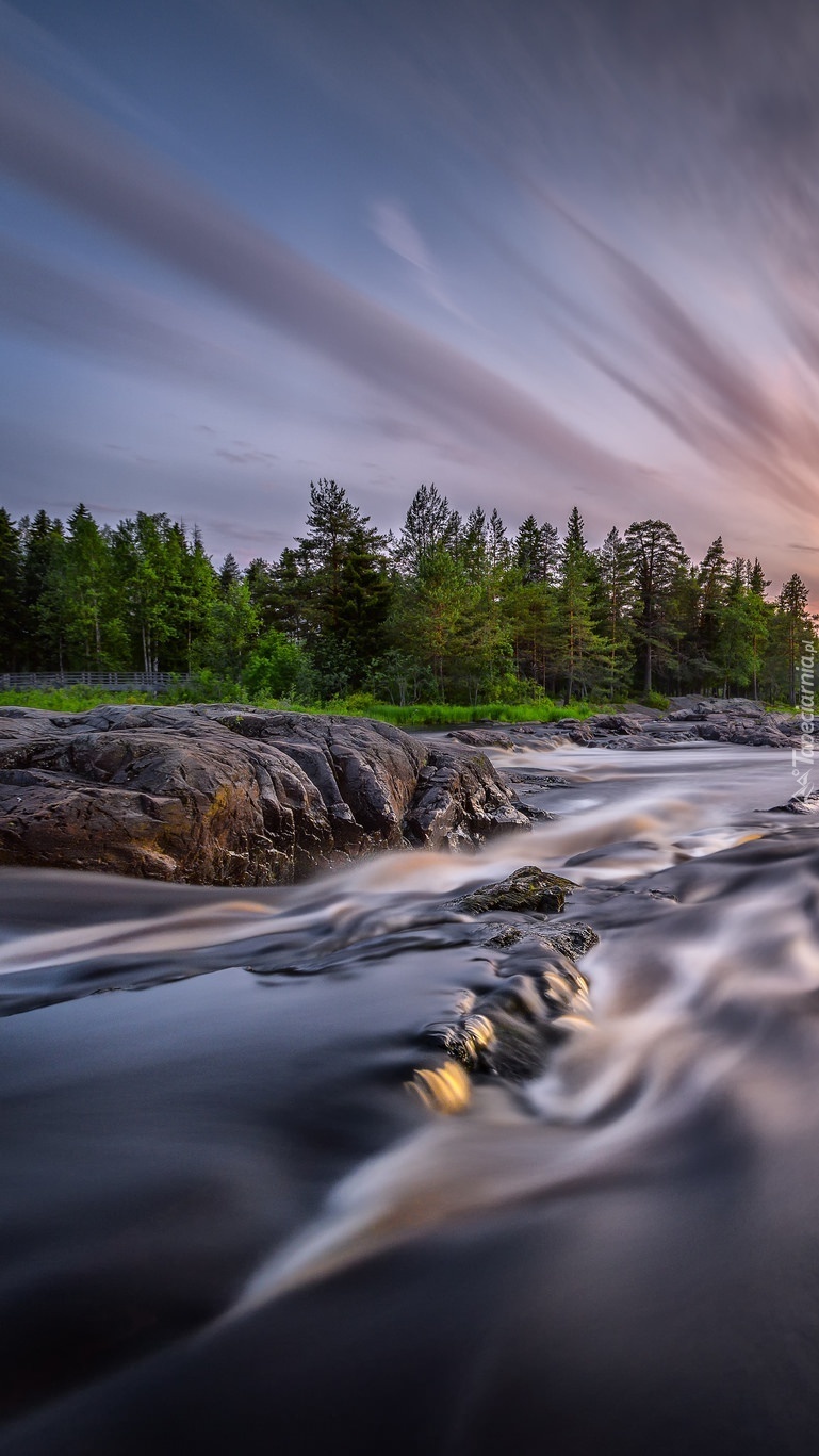 Rzeka Kiiminkijoki w Finlandii