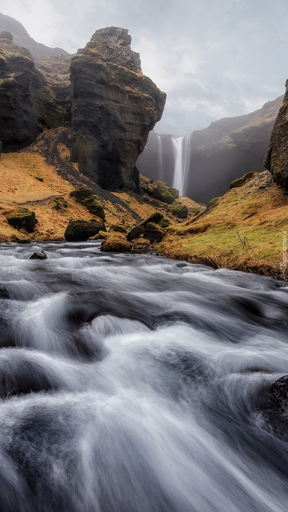 Rzeka Kverna w Islandii