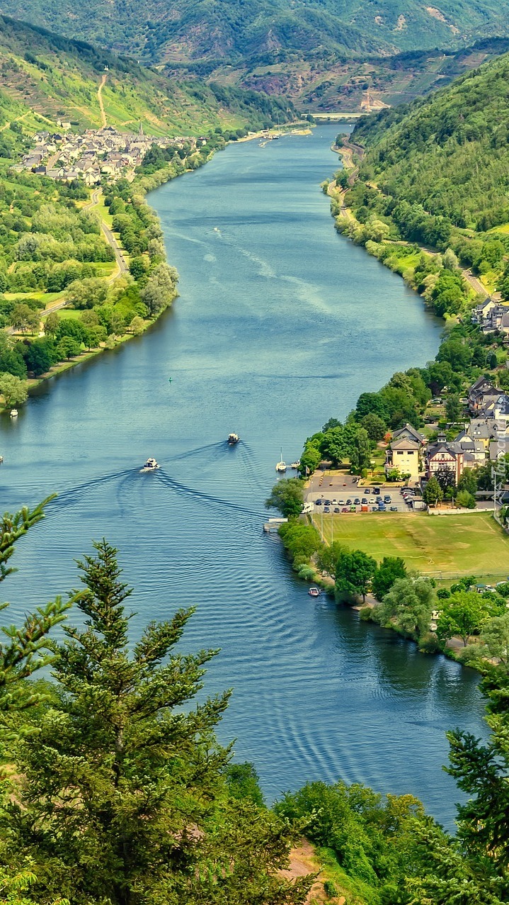 Rzeka Mozela w Saksonii