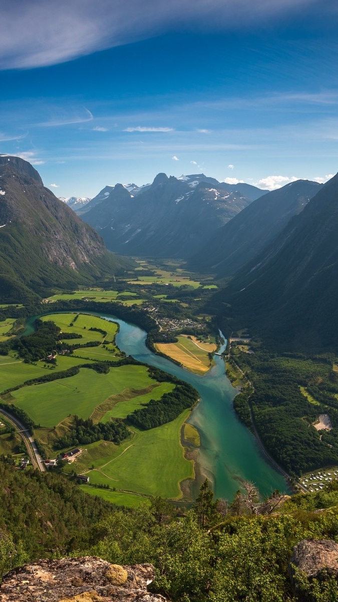 Rzeka Rauma w dolinie Romsdalen