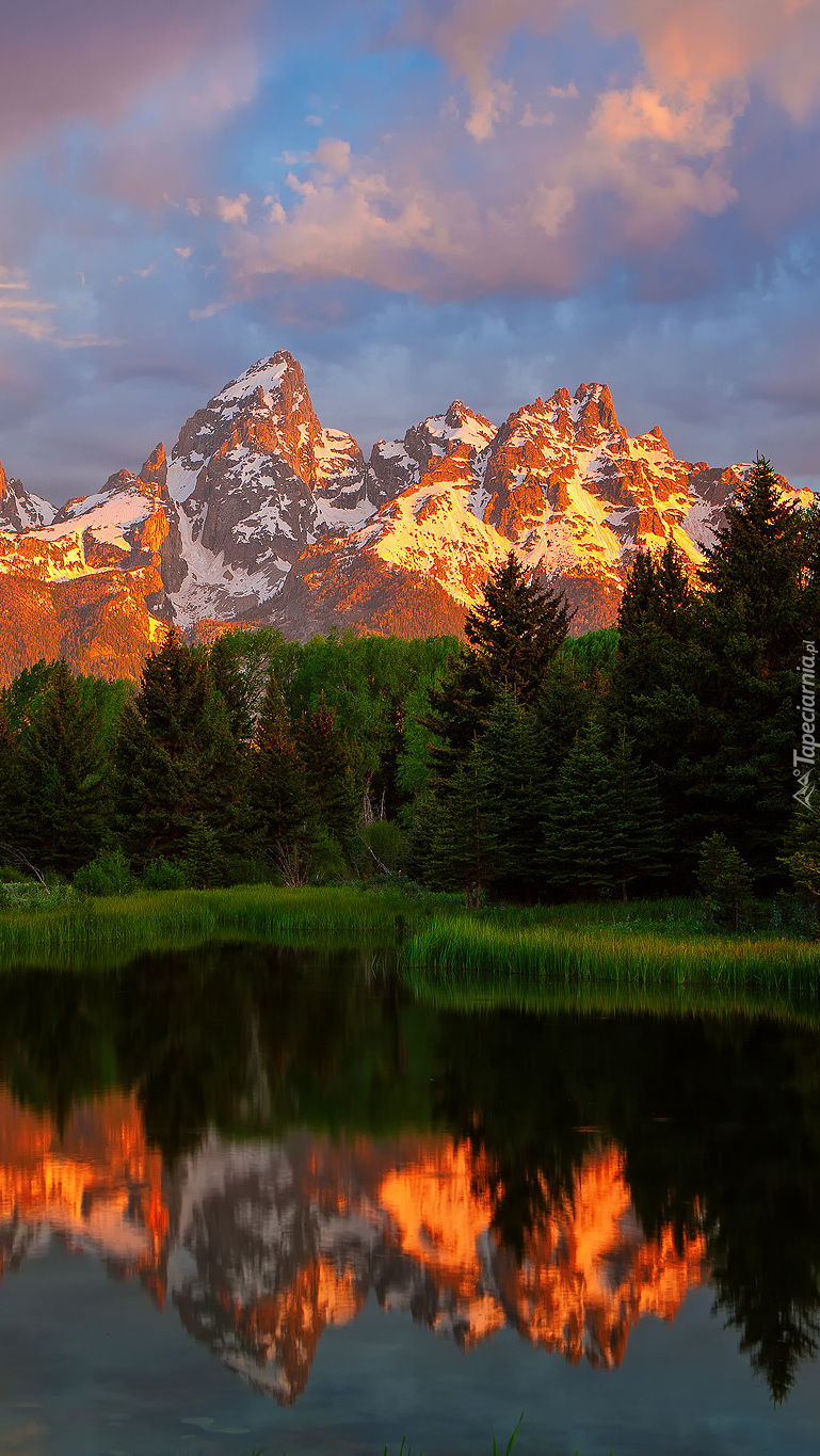 Rzeka Snake River w Parku Narodowym Grand Teton