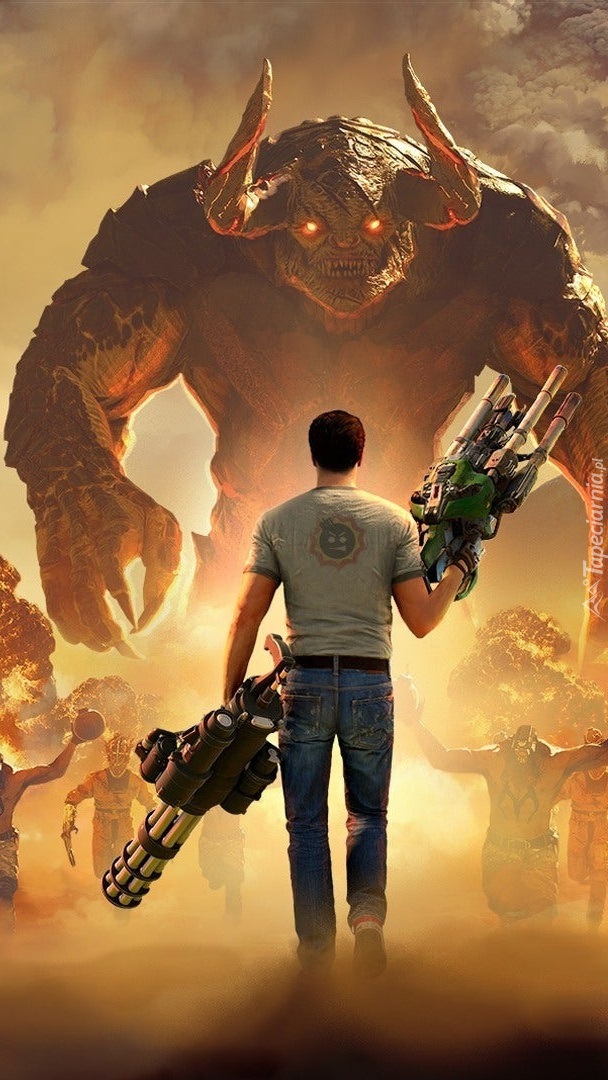 Sam Stone z gry Serious Sam 4