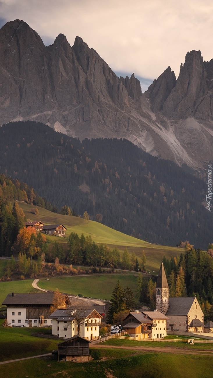 Santa Maddalena w dolinie Val di Funes